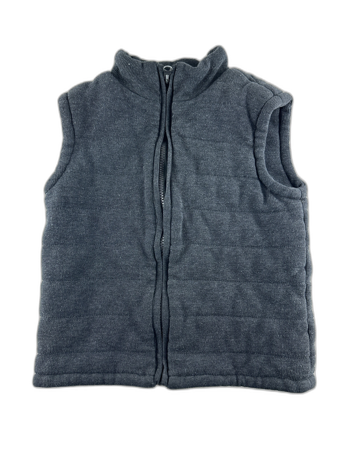 tape à l'oeil- Gilet zippé gris uni - taille 6 ans / 116 cm - seconde main