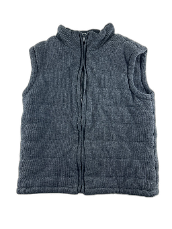 tape à l'oeil- Gilet zippé gris uni - taille 6 ans / 116 cm - seconde main
