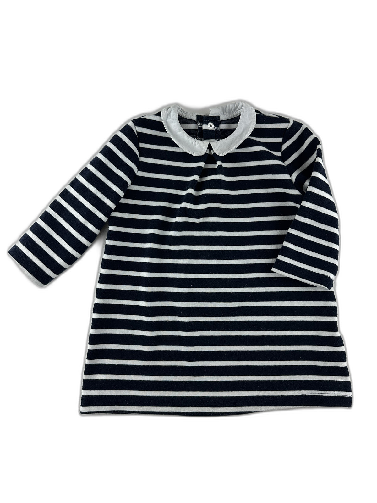 Robe rayée Bout'chou - taille 12 mois - seconde main