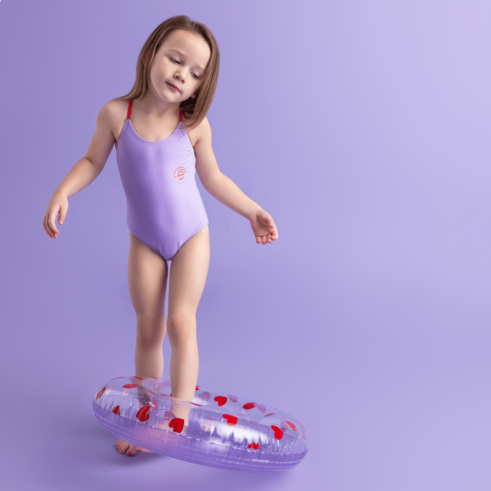 Bouée - Violet - Cœurs Doux: Ø 55 cm