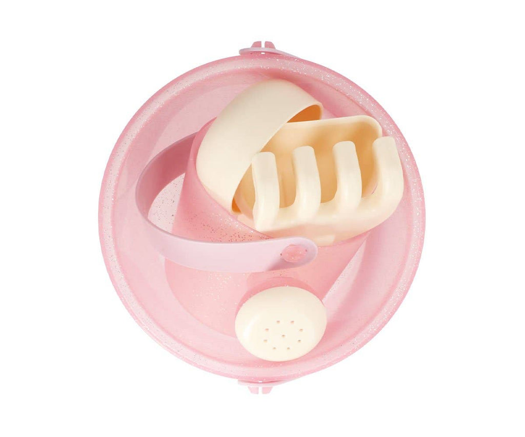 Ensemble de jouets de plage avec seau pailleté