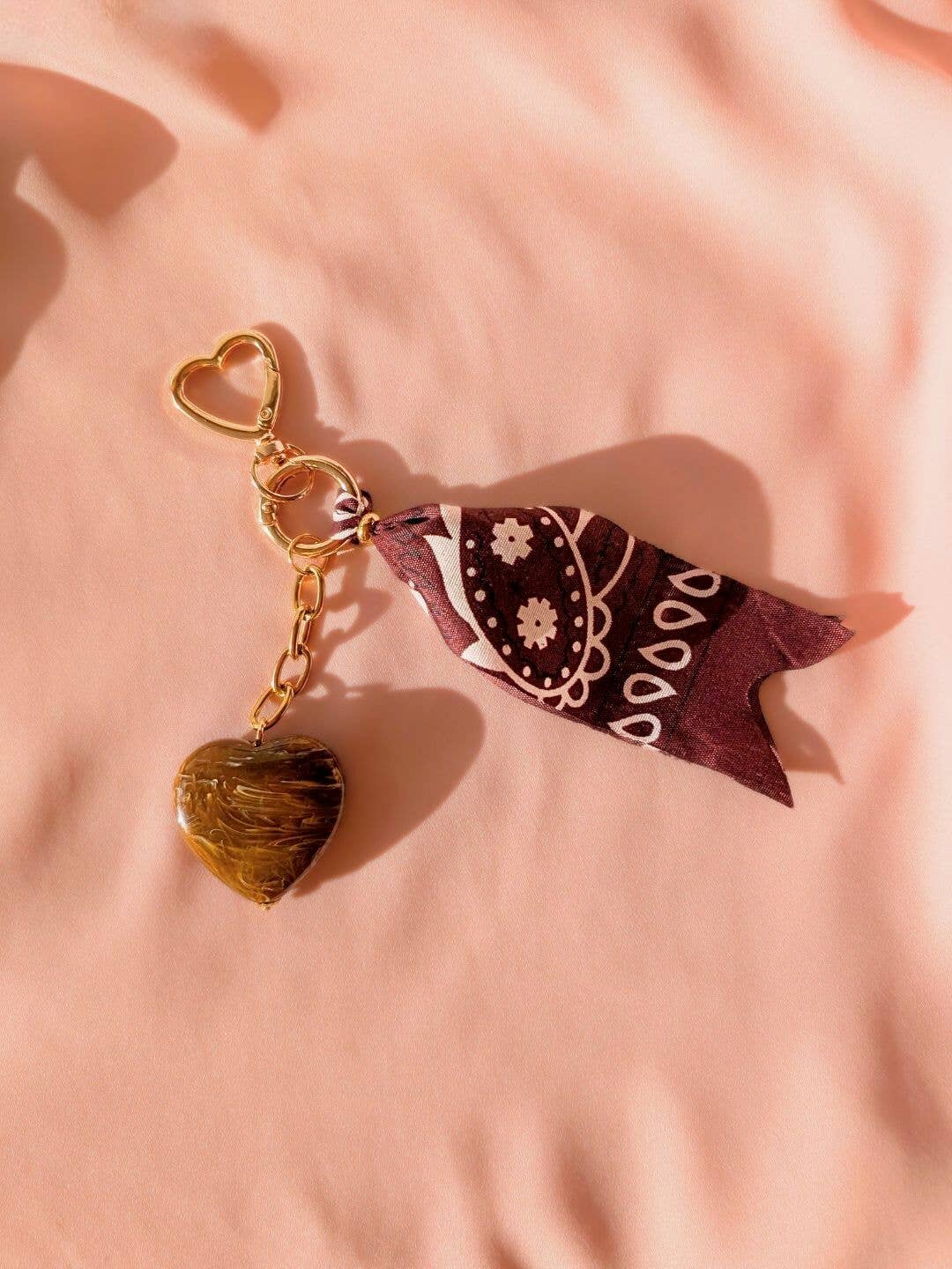 Grigri de sac & porte-clés – LOVE: Vert émeraude