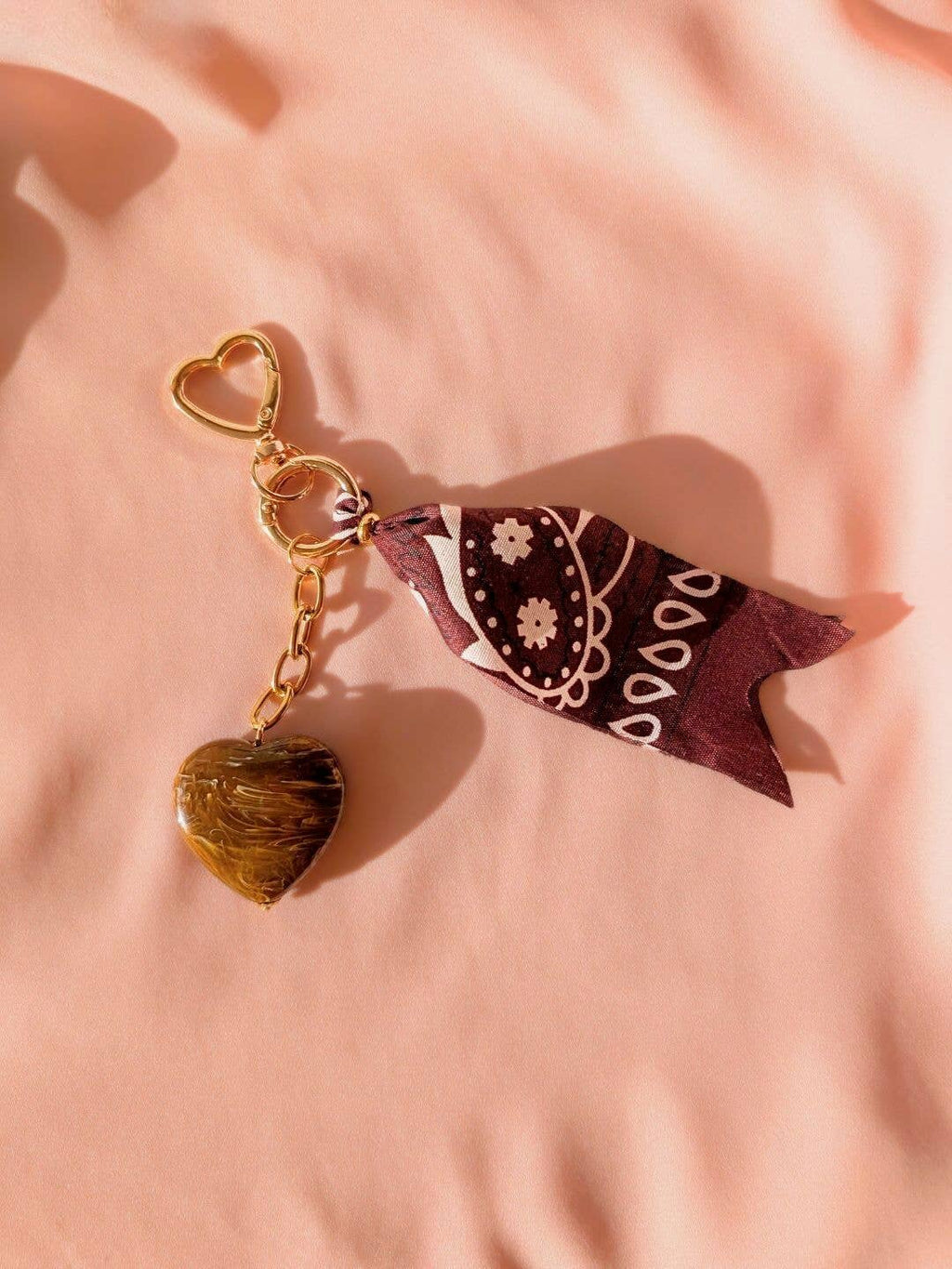 Grigri de sac & porte-clés – LOVE: Bleu lagon