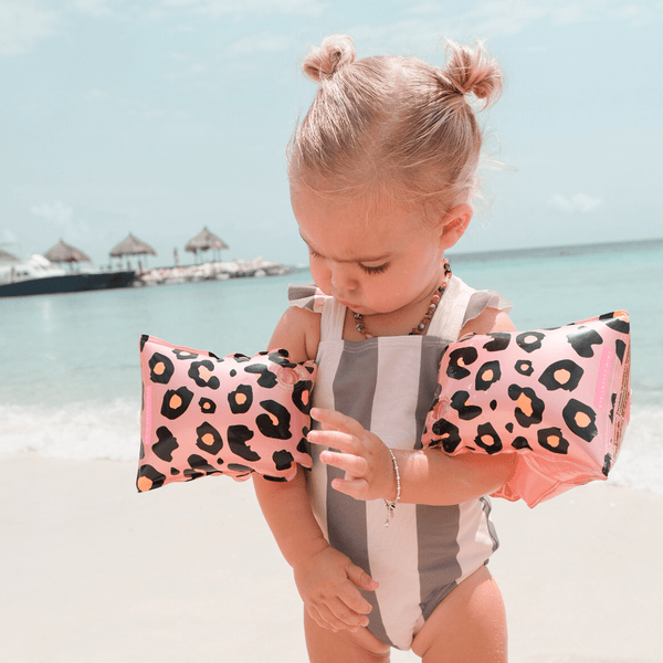 Brassards - Or rose - Safari Chic: 2/6 ans