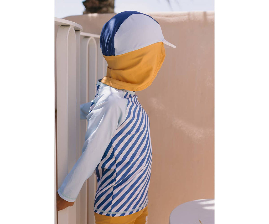 T-shirt protection solaire manches longues Stripes Blues & Beyond 2-3 ans