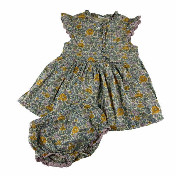 Bout'chou - Robe imprimée, sans manches - taille 6 mois - seconde main