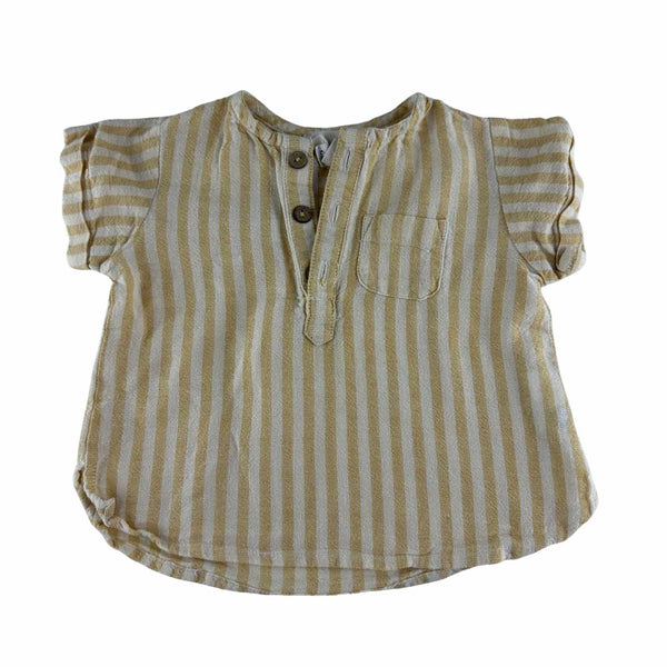 Arsène & les pipelettes - Blouse rayée manches courtes - taille 6 mois - seconde main