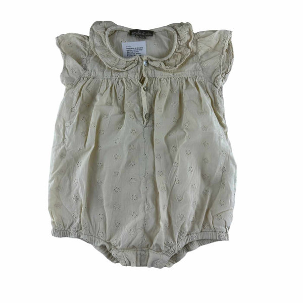 Emile et Ida - Barboteuse en broderie anglaise - taille 6 mois - seconde main