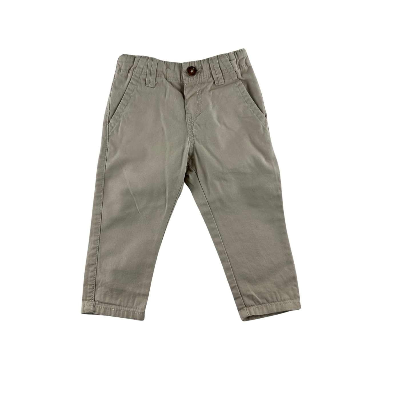 Bout'chou - Pantalon chino beige - 12 mois - seconde main