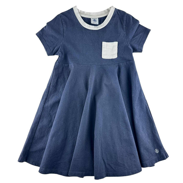 Petit Bateau  - Robe manches courtes - 5 ans - seconde main