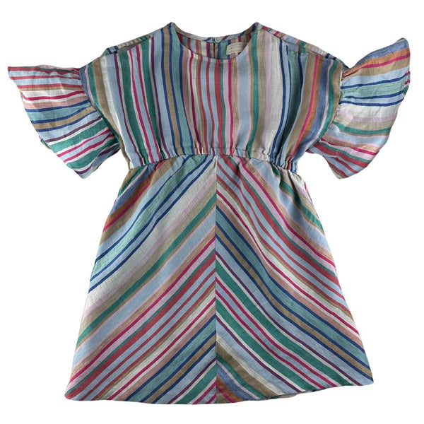 Zara - Robe rayée, manches courtes - taille 6 ans - seconde main