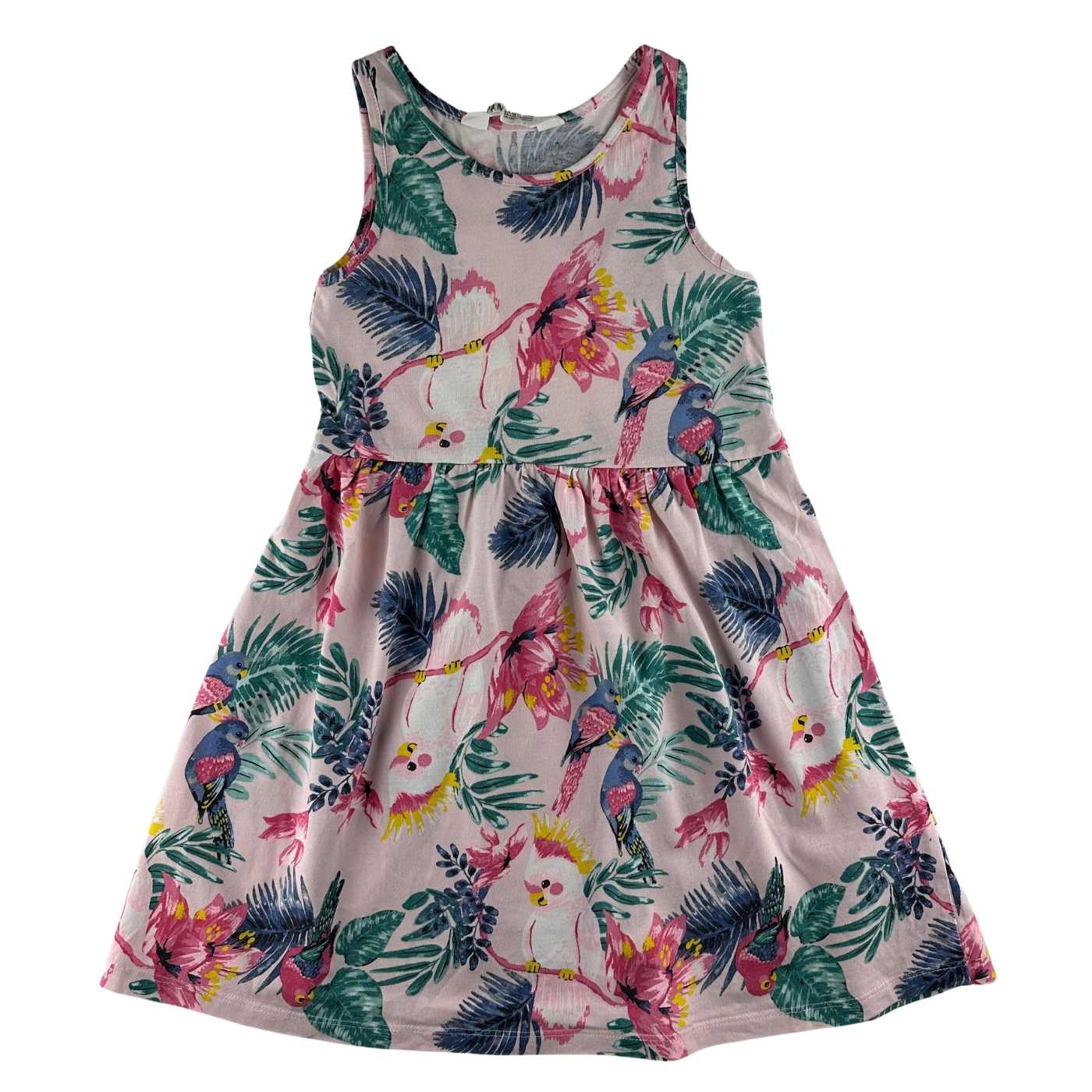 H&M - Robe imprimée en jersey, sans manches - taille 4/6 ans - seconde main