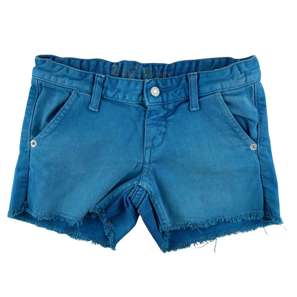 Short raw cut - bleu - Zadig & Voltaire - taille 6 ans - seconde main