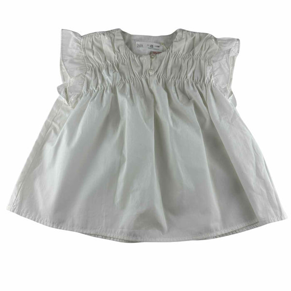 Zara - Top sans manches blanc - 4-5 ans - seconde main