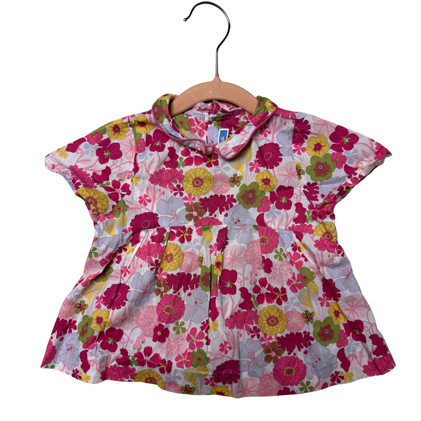 Blouse manches courtes seconde main fille Jacadi