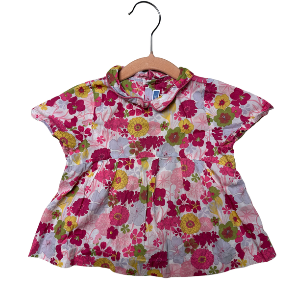 Blouse manches courtes seconde main fille Jacadi