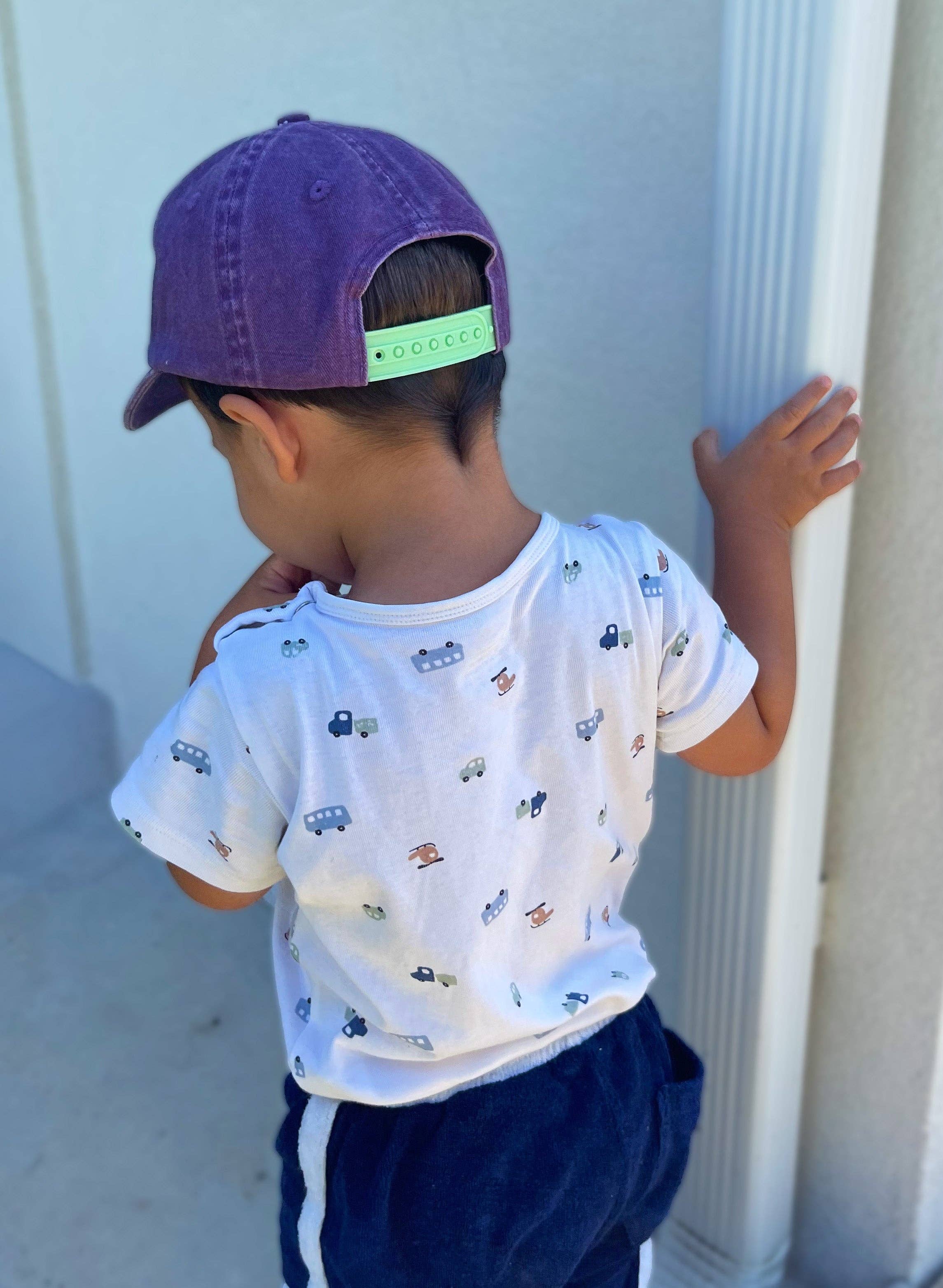 Casquette délavée enfant - Violet - 2 à 5 ans