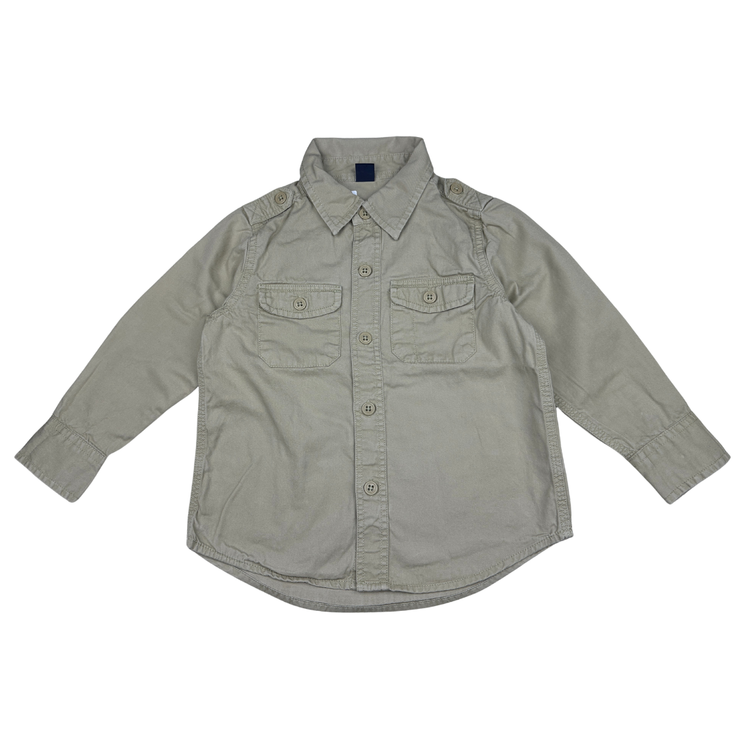 Chemise beige 3 ans Gap seconde main enfant