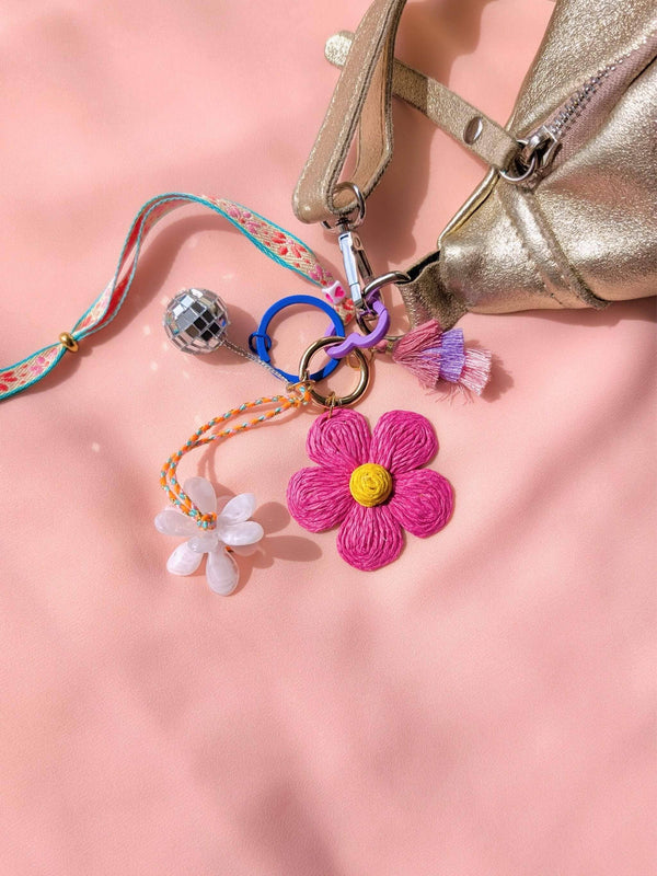 Grigri de sac & porte-clés – BLOOM: Fuchsia