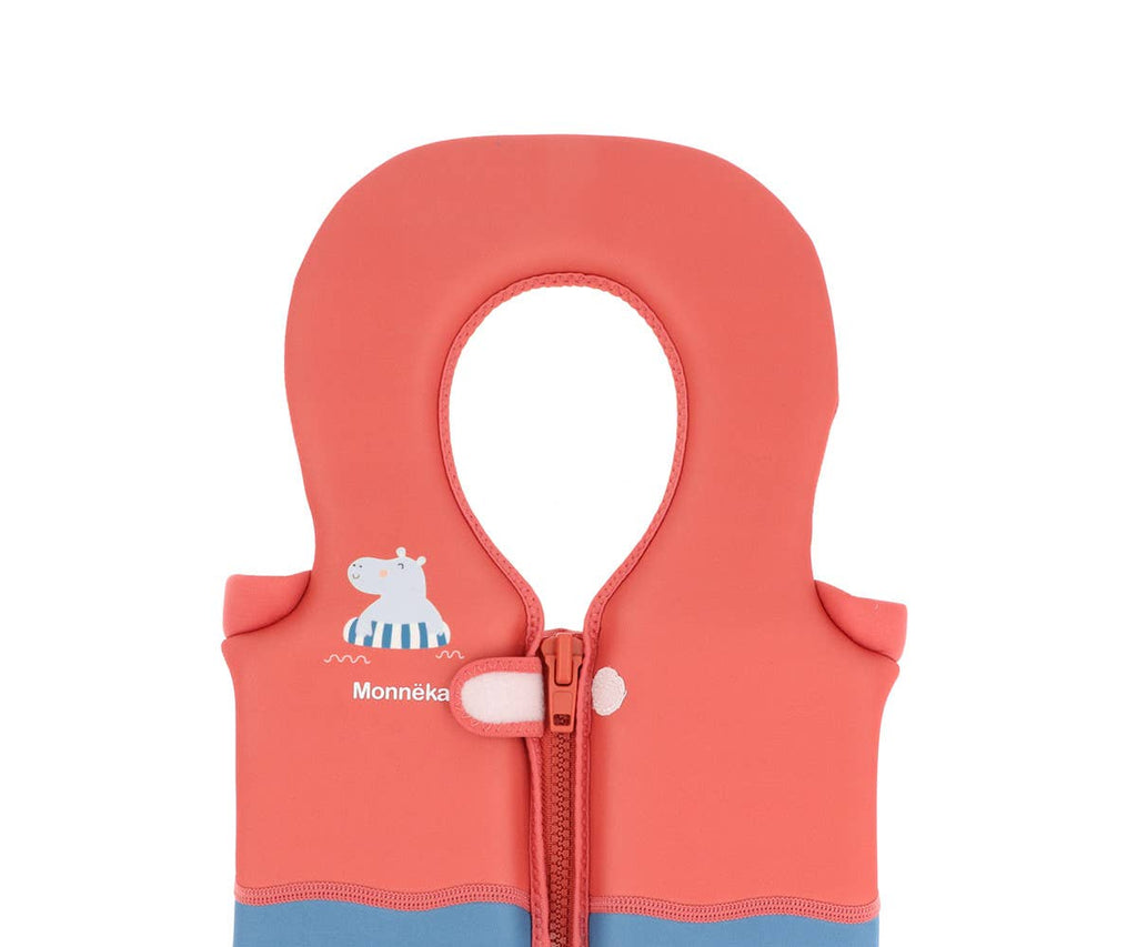 Gilet flottaison et d'apprentissage Hippos Taille 1-2 ans