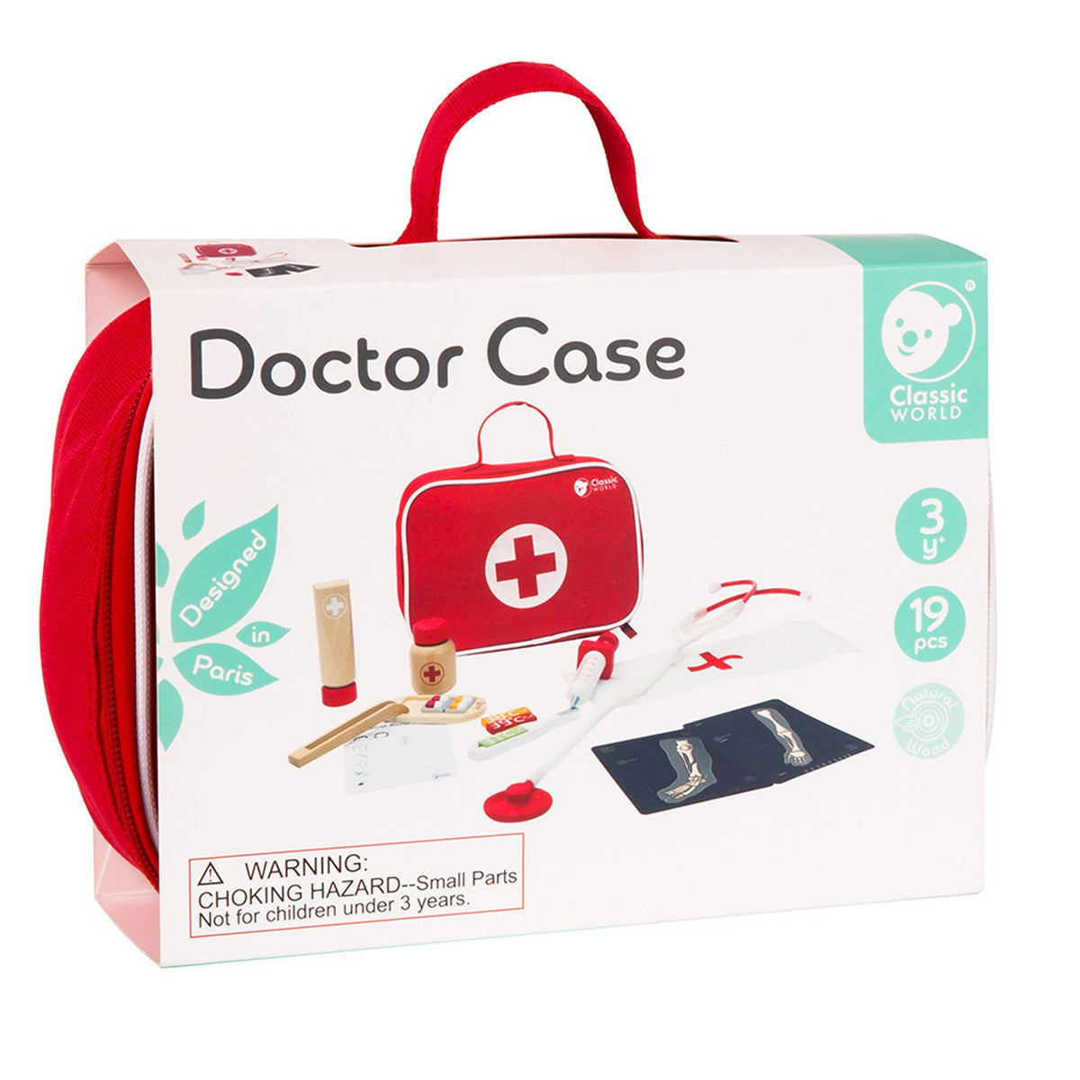 Ensemble de docteur classique rouge: Ab 3 Jahre / 22,5x17x8 cm