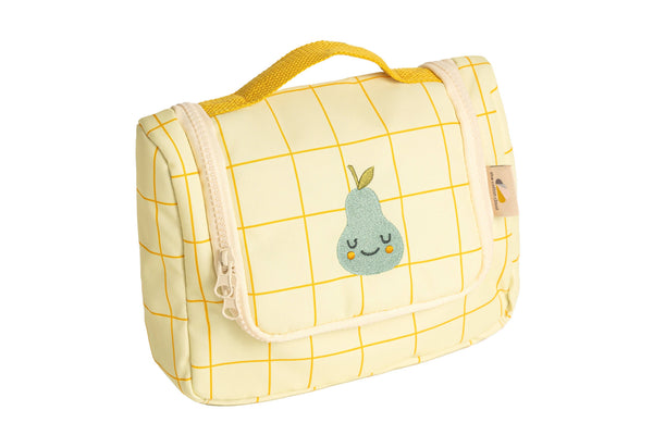 Trousse de toilette - enfant - coloris jaune - Pedro la Poire