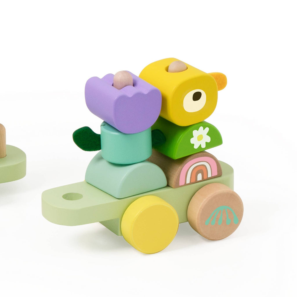 Train à tirer Jungle Classic World: 37,1x7,3x12,3 cm / À partir de 12 mois