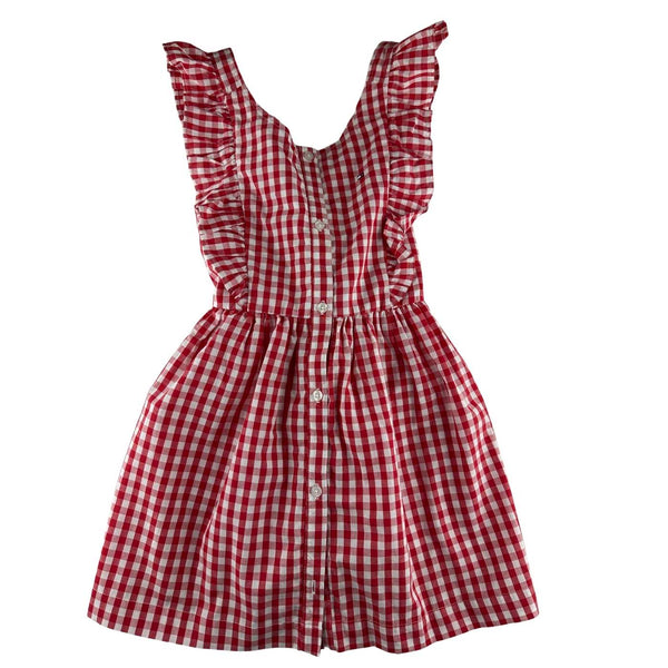 Ralph Lauren - Robe vichy rouge - taille 5 ans - seconde main