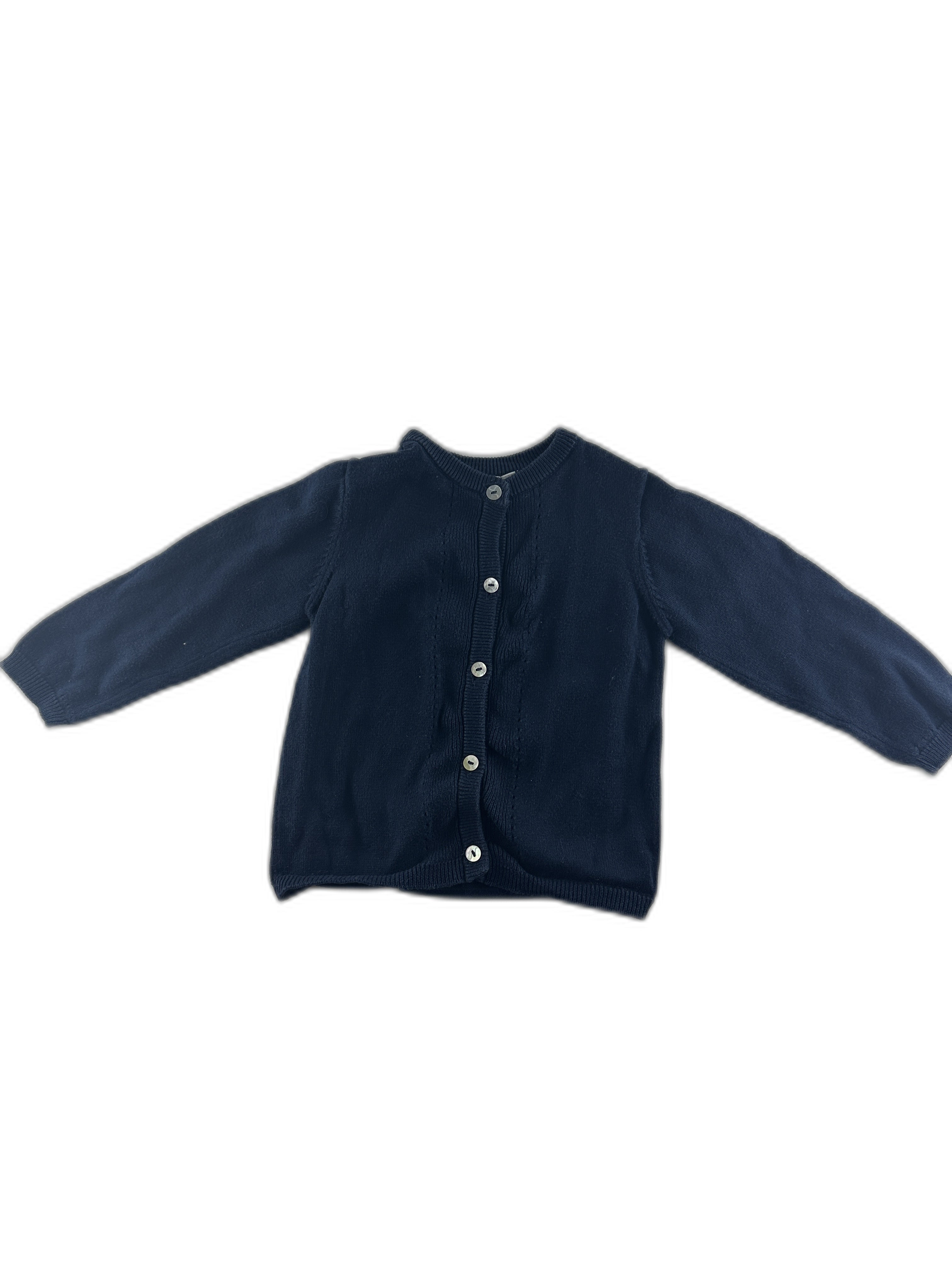 Noukie's - Cardigan bleu marine - taille 18 mois - seconde main