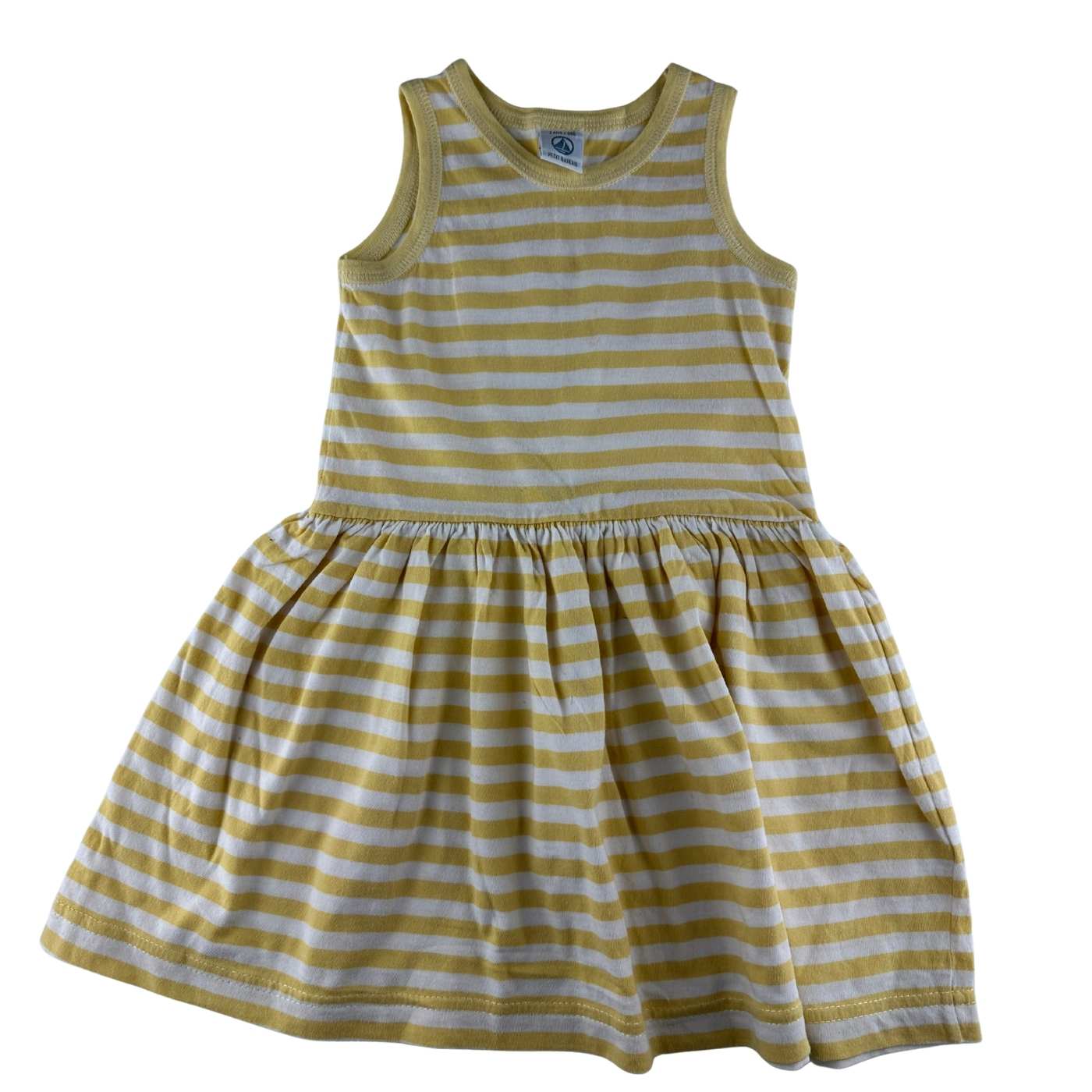 Petit bateau - Robe rayée débardeur - 2 ans - seconde main