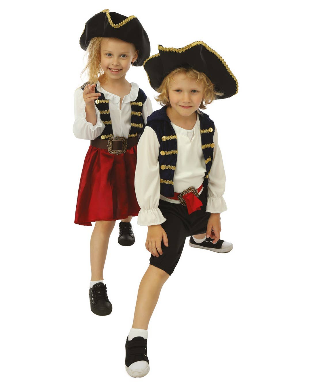 Costume Pirate - Bleu - Enfant Fille - 3/4 Ans