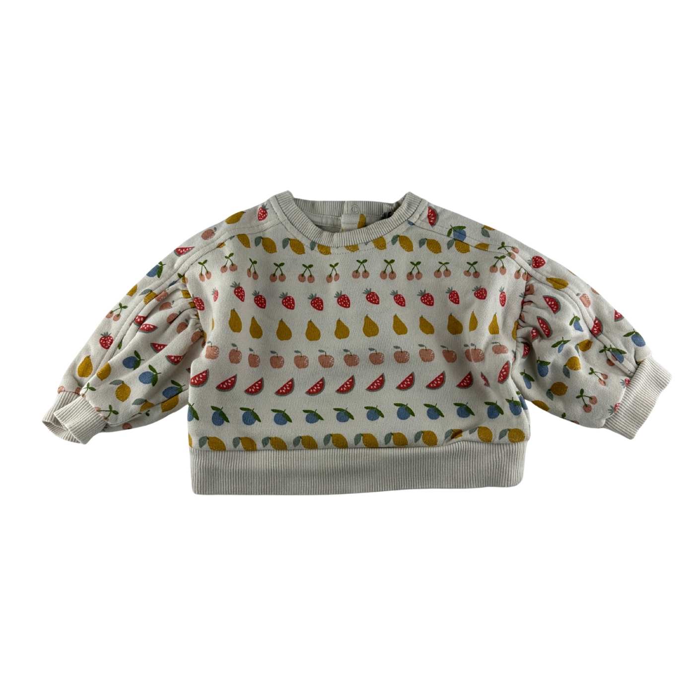 Bout'chou - Sweat imprimé fruits - 9 mois - seconde main
