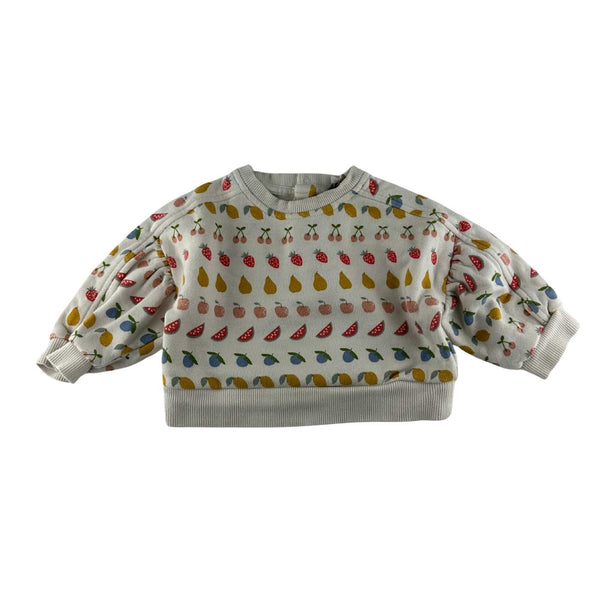 Bout'chou - Sweat imprimé fruits - 9 mois - seconde main
