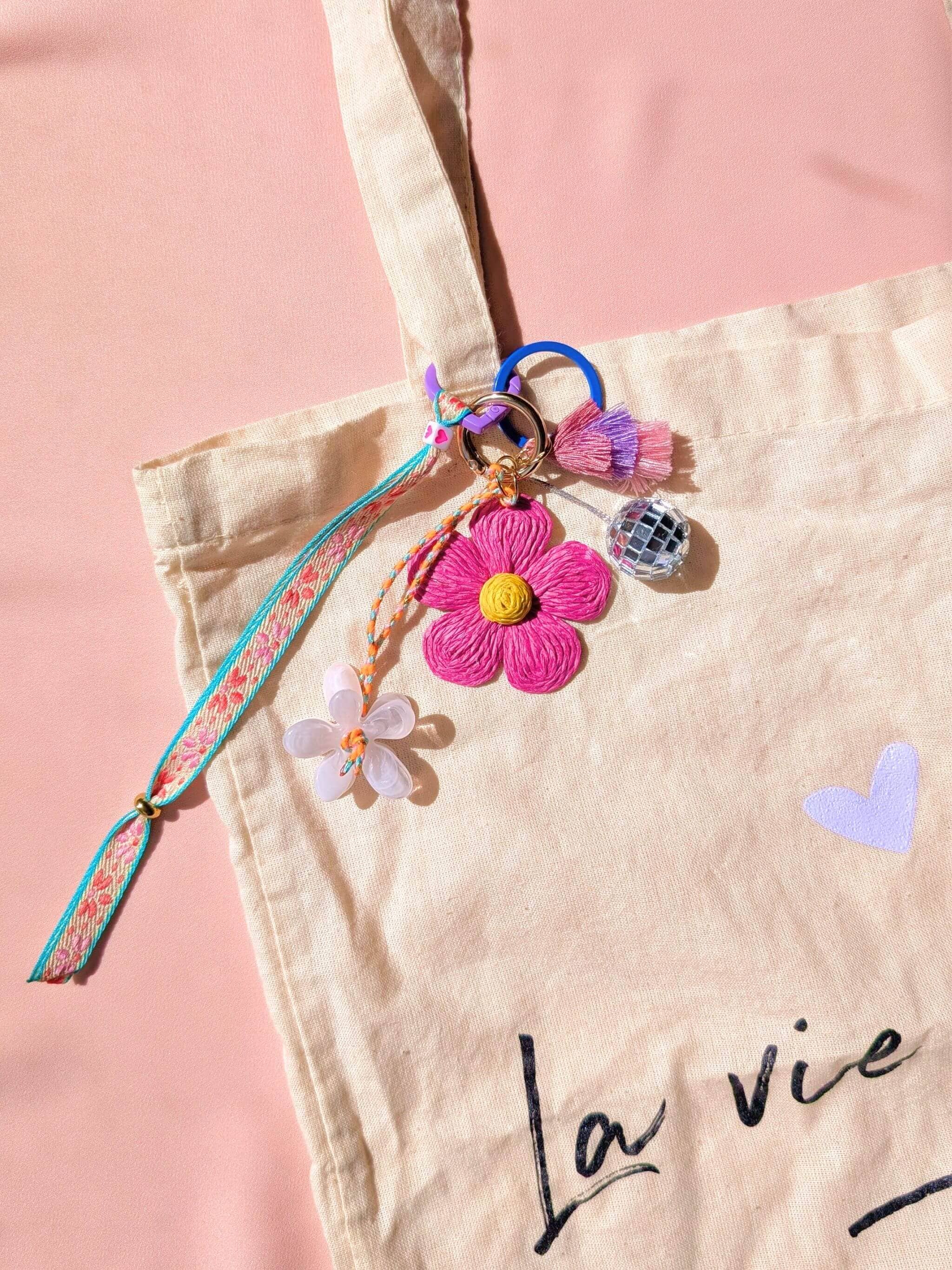 Grigri de sac & porte-clés – BLOOM: Jaune