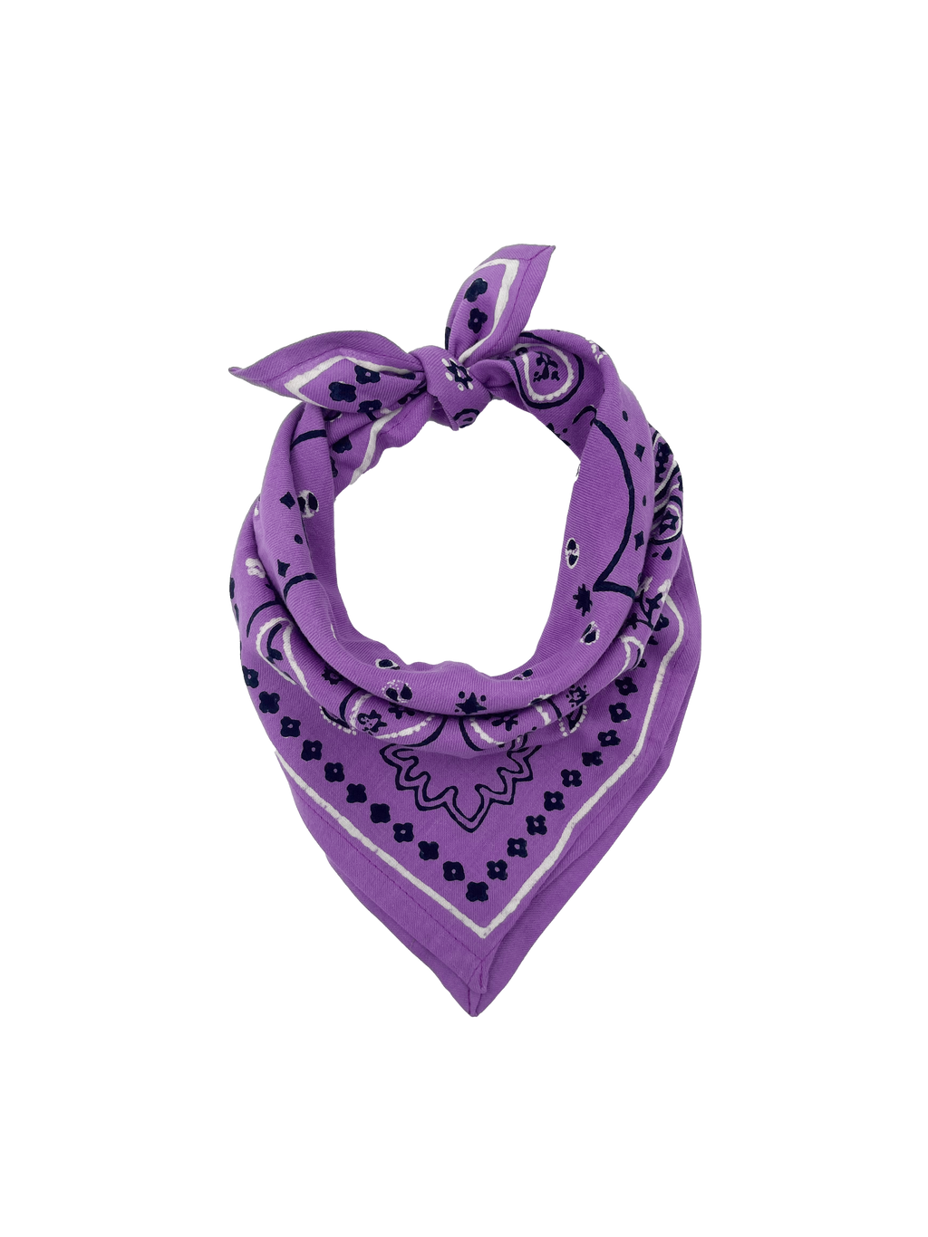 Petit foulard enfant - style bandana - Violet