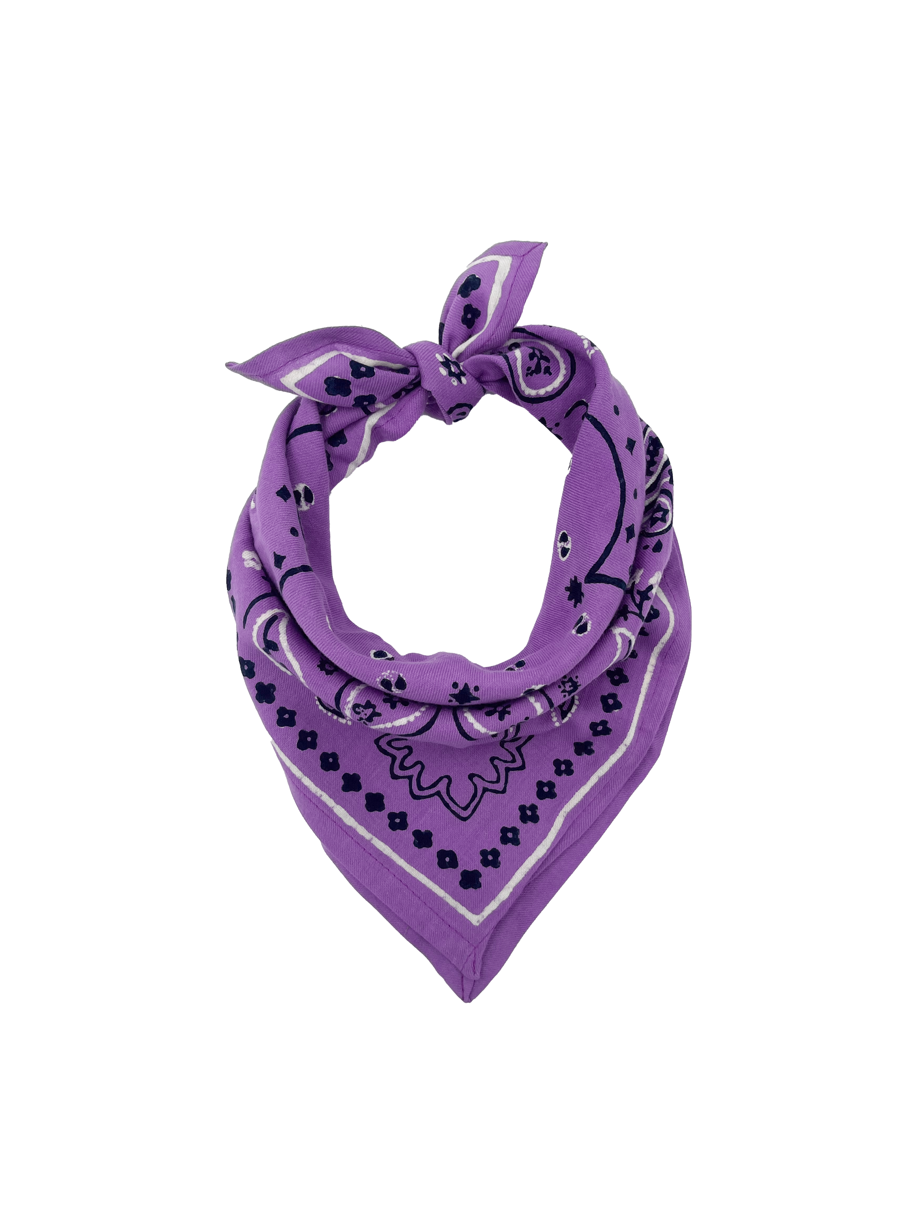 Petit foulard enfant - style bandana - Violet
