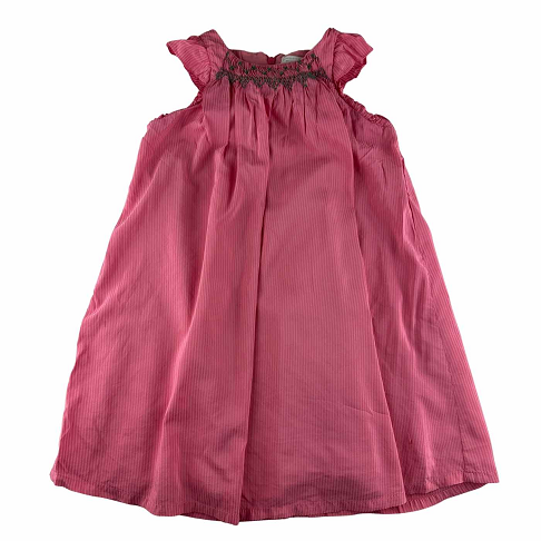 Robe fine rayures et smocks - 6 ans Tartine et Chocolat