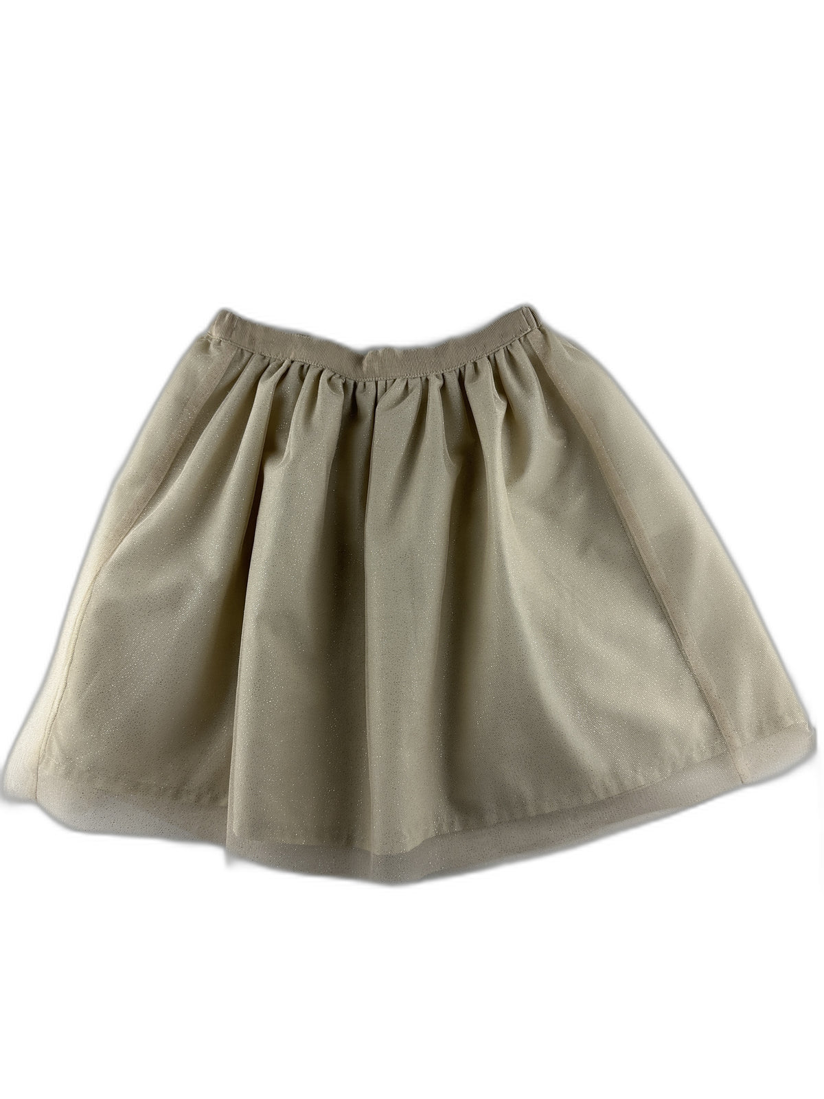 Amaia - Jupe tutu beige lurex - taille 4 ans - seconde main