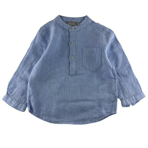 Bout'chou - Chemise en lin - 12 mois - seconde main