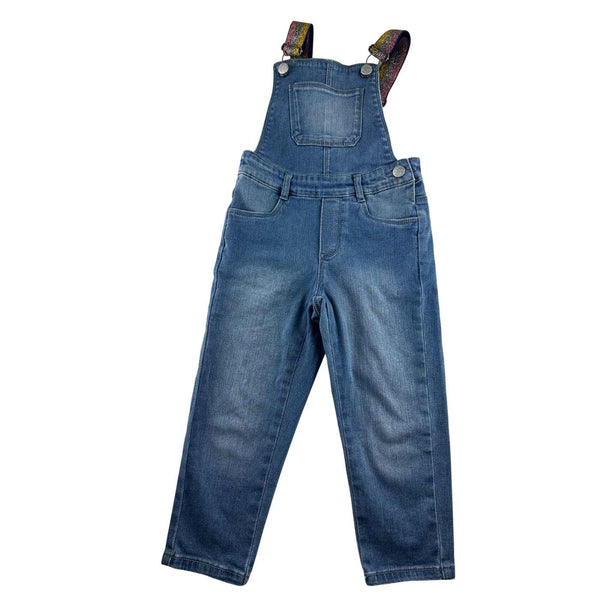Monoprix kids - Salopette denim bretelles brillantes - taille 5 ans - seconde main