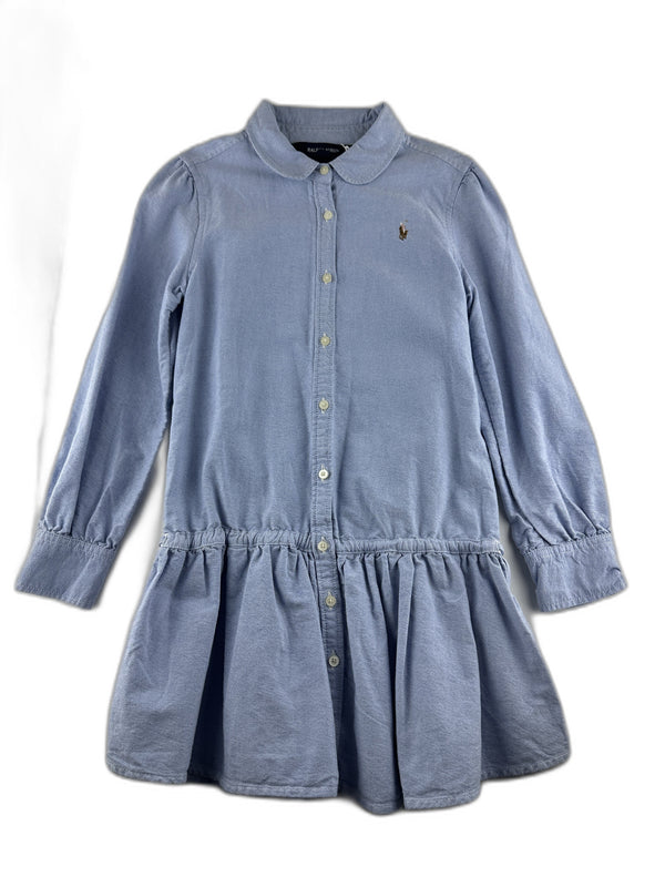Ralph Lauren - Robe chemise bleu ciel - taille 6 ans - seconde main