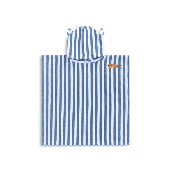 Poncho de plage - Bleu - enfant - 65 x 65 cm