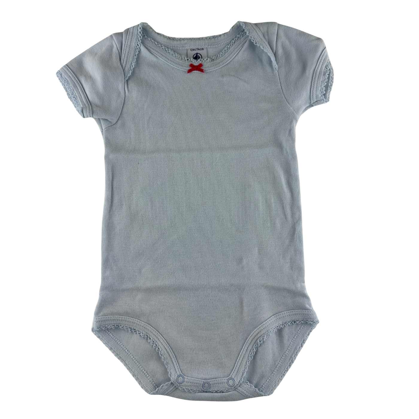Petit bateau - Body manches courtes - taille 12 mois - seconde main