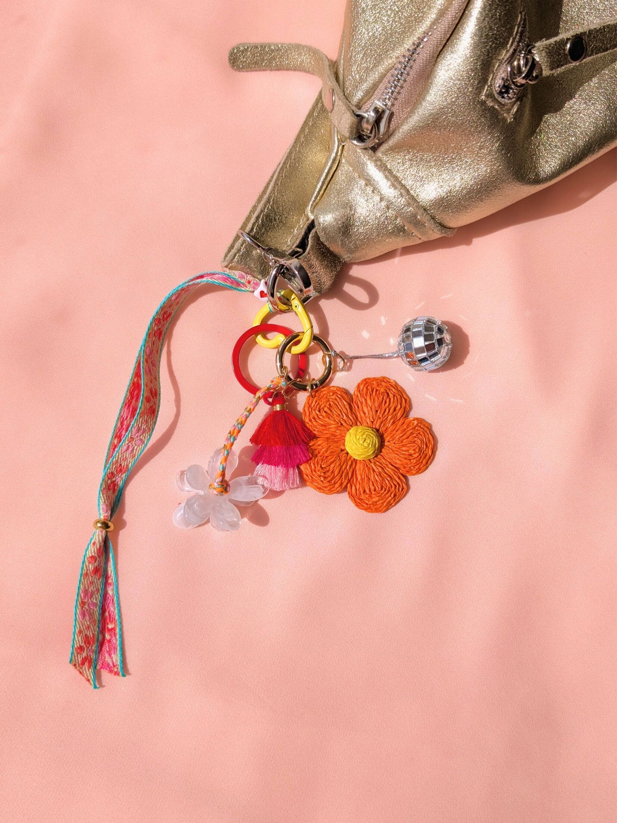 Grigri de sac & porte-clés – BLOOM: Orange