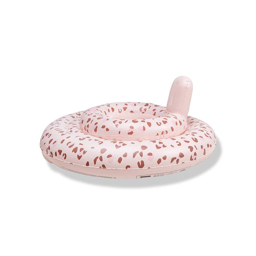 Bouée Bébé - Vieux Rose - Léopard - 0/1 An