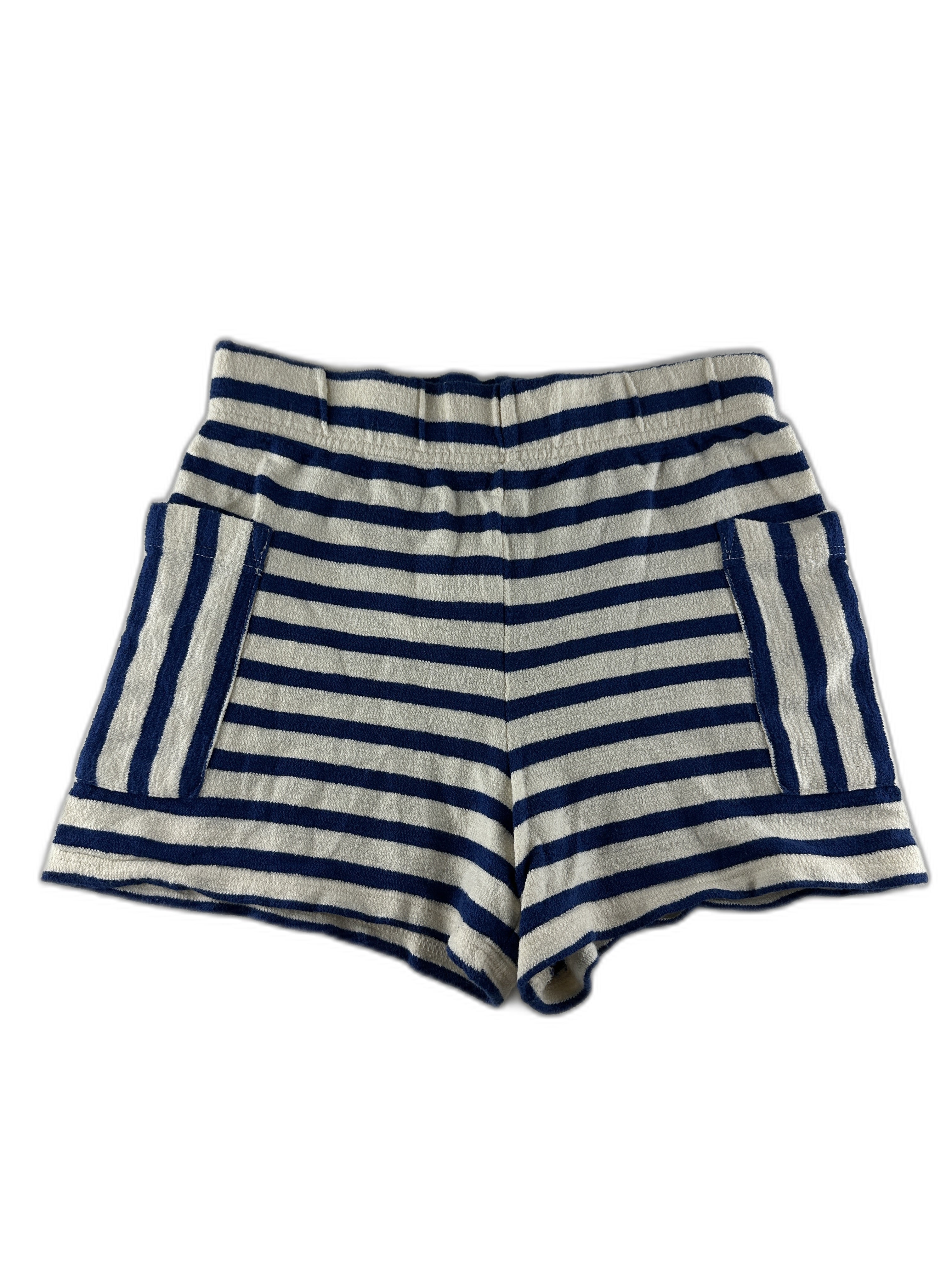 Monoprix - Short marine/blanc rayé - taille 8 ans - seconde main
