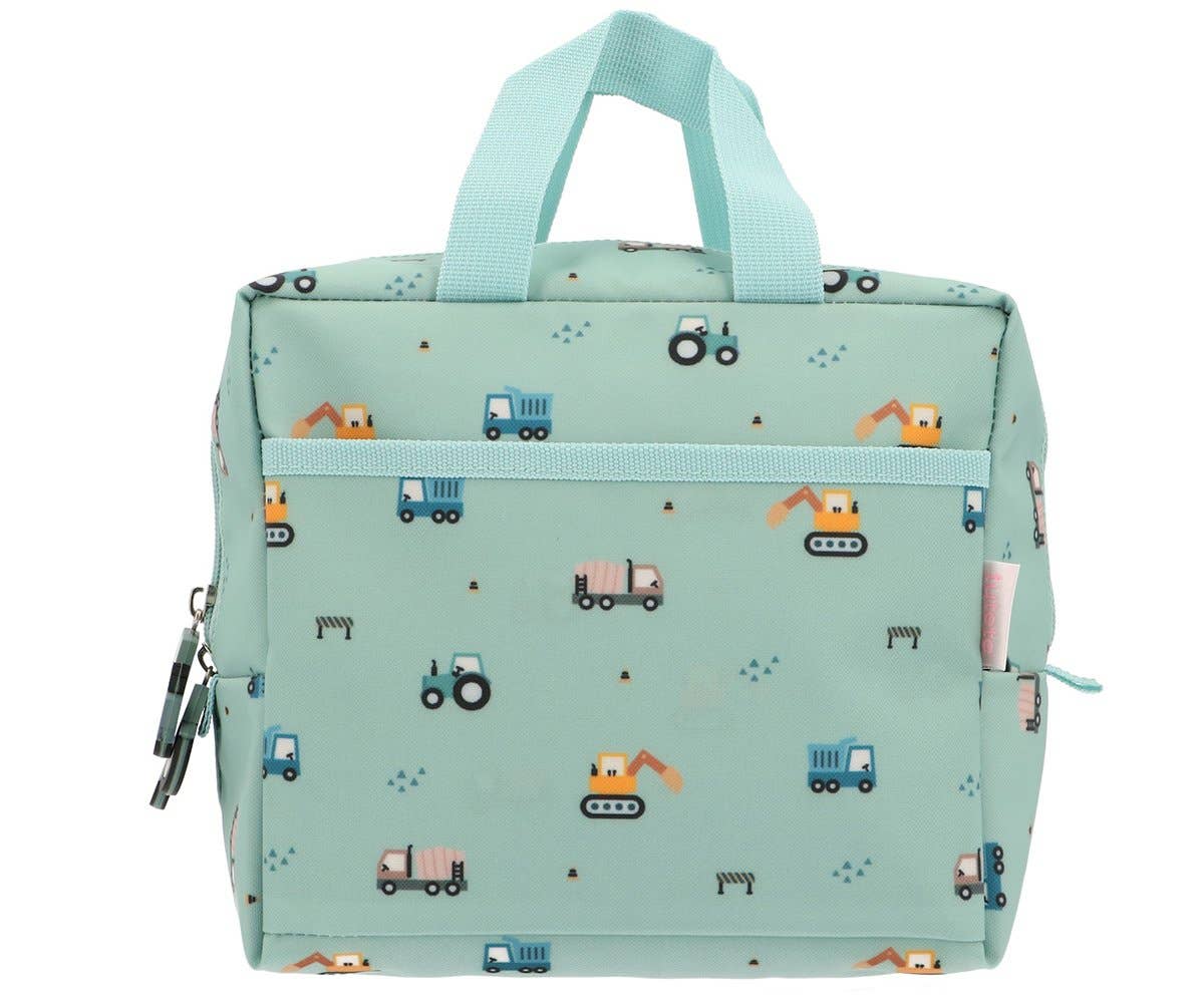 Sac Isotherme Goûter Camions - vert