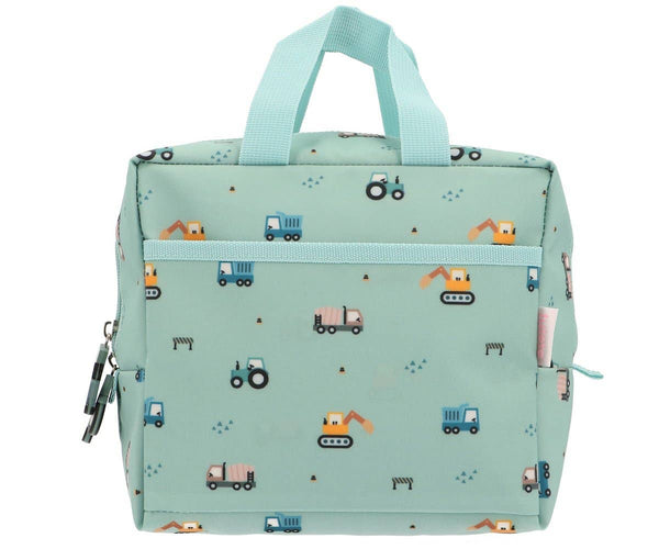 Sac Isotherme Goûter Camions - vert