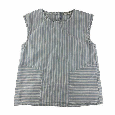 Blouse rayée sans manches, Cyrillus