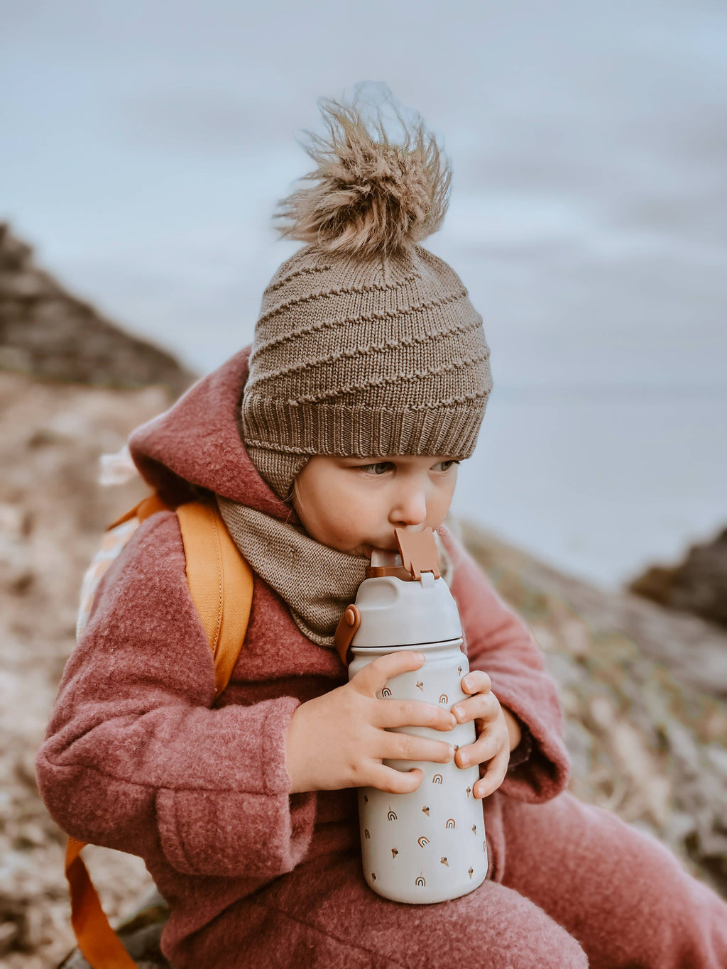 Gourde Isotherme en acier inoxydable pour enfants Rainbow